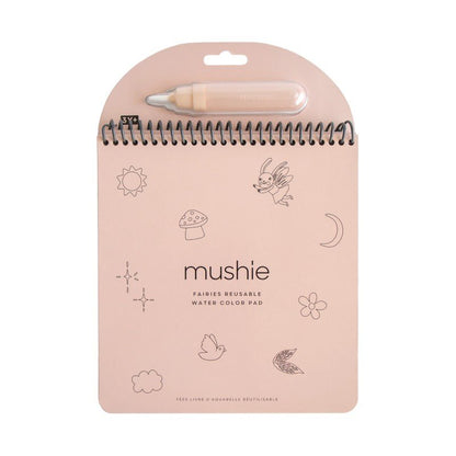 Mushie Reusable Water Colour Pad For 3 years+ Include Refillable Paintbrush