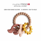 Mushie Silicone Teething Ring