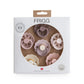 FRIGG 6-Pack Latex Pacifiers 0-6M