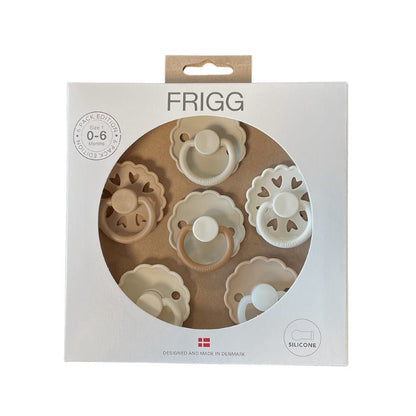 FRIGG 6-Pack Silicone Pacifiers 0-6M