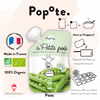 Popote – Organic Peas Puree (6+ months, 1-pack)