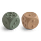 Mushie Dice Press Toy (set of 2)