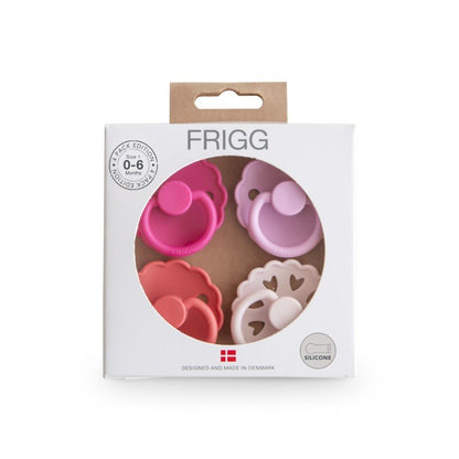 FRIGG 4-Pack Silicone Pacifiers 0-6M