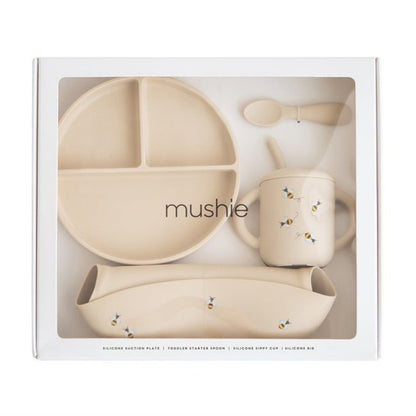 Mushie Silicone Feeding Toddler Set
