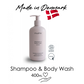 Mushie Baby Shampoo & Body Wash Lavender (Cosmos) from Denmark - 400 ml