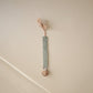 Mushie Linen Pacifier Clip (2-pack)
