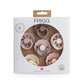 FRIGG 6-Pack Latex Pacifiers 6-18M