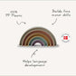 Mushie Rainbow Stacker Toy