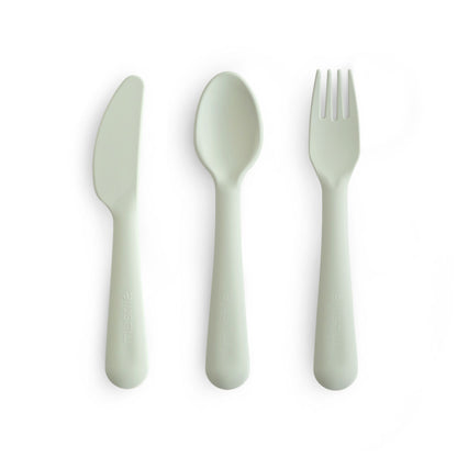 Mushie Cutlery (Fork, Spoon and Knife)