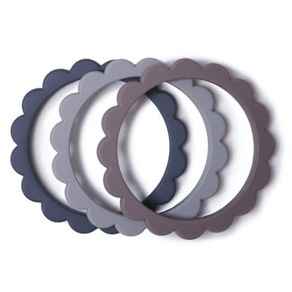 Mushie Flower Teether Bracelets