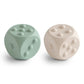 Mushie Dice Press Toy (set of 2)