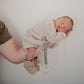 Mushie Linen Pacifier Clip (2-pack)