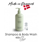 Mushie Baby Shampoo & Body Wash Green Lemon (Cosmos) from Denmark - 400 ml
