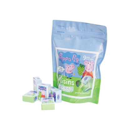 Peppa Pig Raisins Mini Snacks 9 x 14g (Doy Bag)