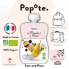 Popote – Organic Plums and Pear Puree (6+ months, 1-pack)