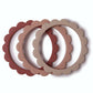 Mushie Flower Teether Bracelets