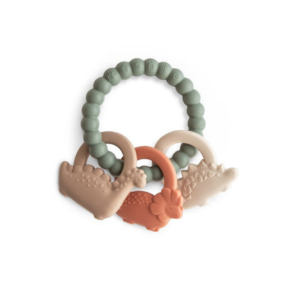 Mushie Silicone Teething Ring